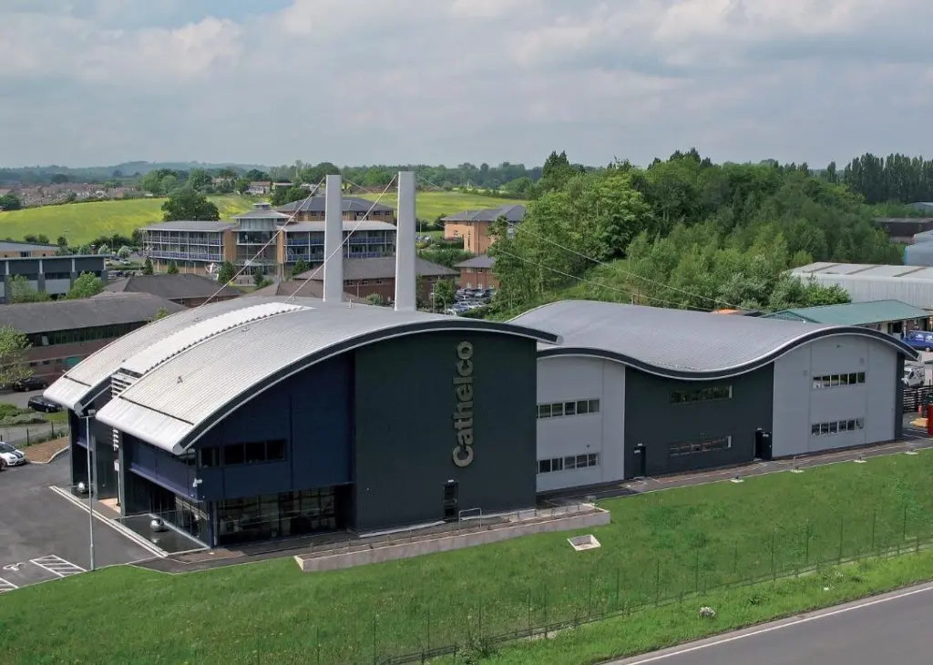 Cathelco's factory in Chesterfield
