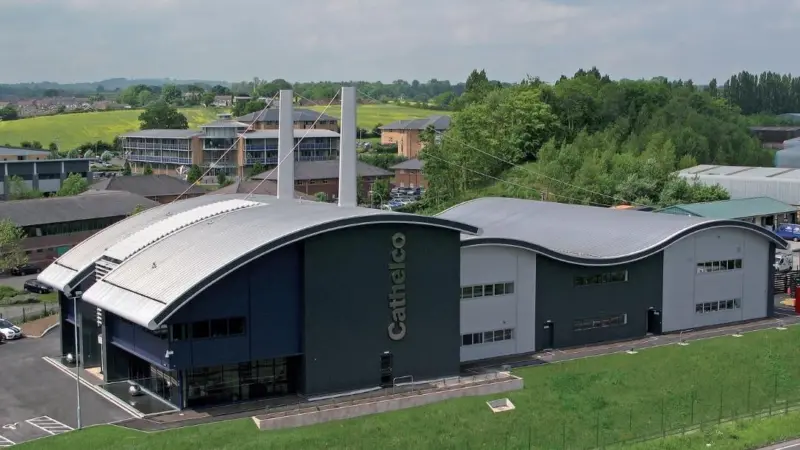 Cathelco's factory in Chesterfield