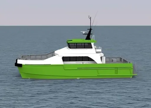 The design brief was to deliver a vessel with all the features of a CTV, but delivering fuel savings of over 30%