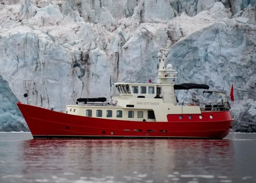 The vessel has been fitted out for Arctic research