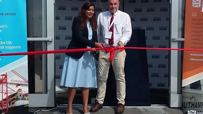 The exhibition was opened by Nusrat Ghani, Parliamentary Under Secretary of State from the UK Department of Transport and Andrew Webster, MD Mercator Media Ltd