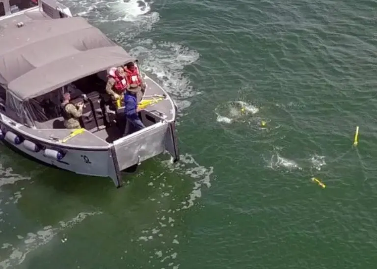 United States military demonstration of Aquabotix’s SwarmDiver products