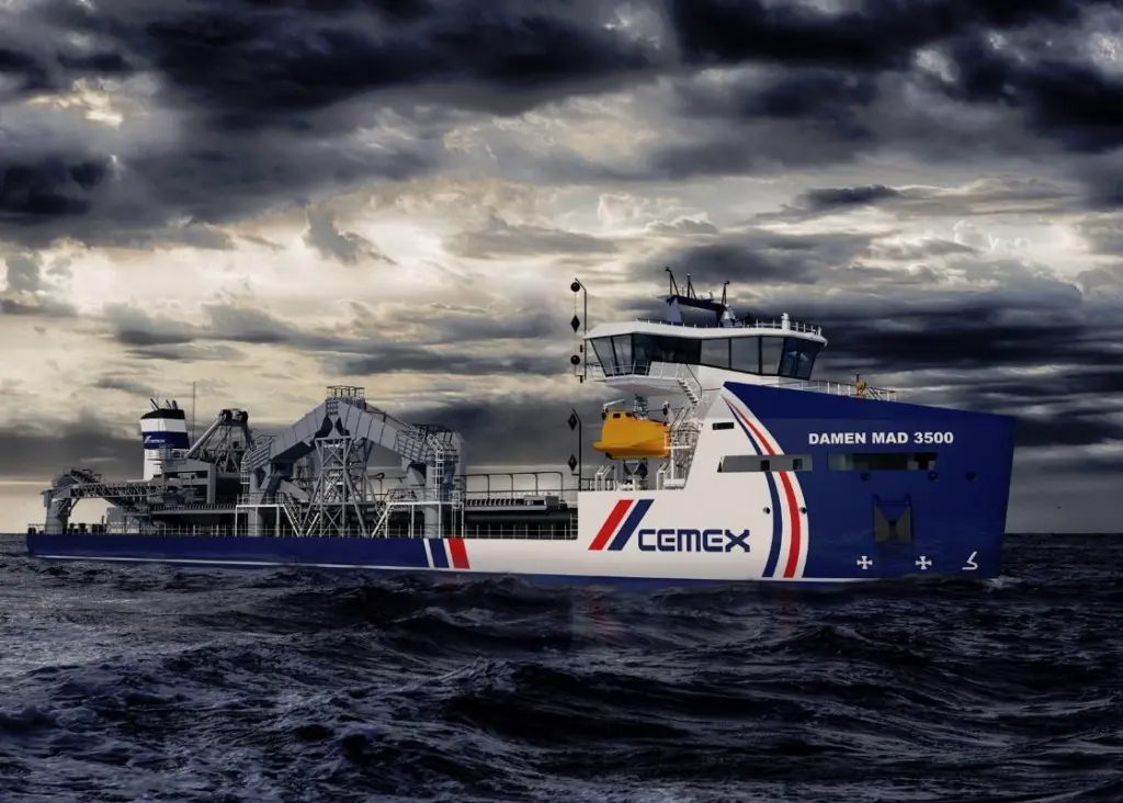 The contract for this vessel was signed by Cemex in January 2018