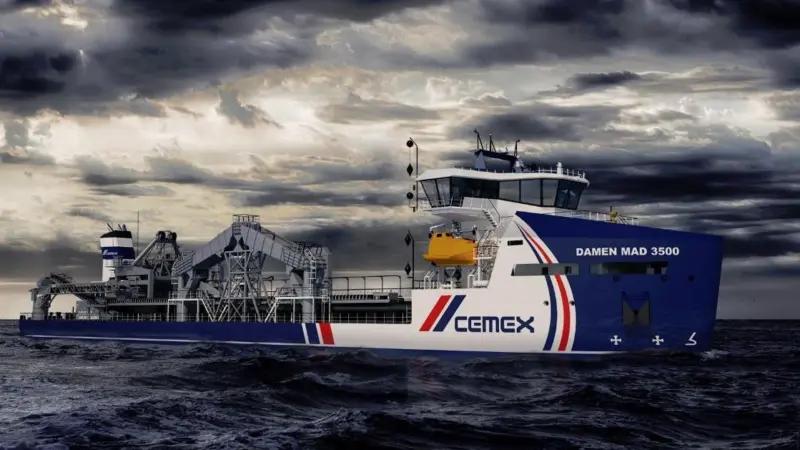 The contract for this vessel was signed by Cemex in January 2018