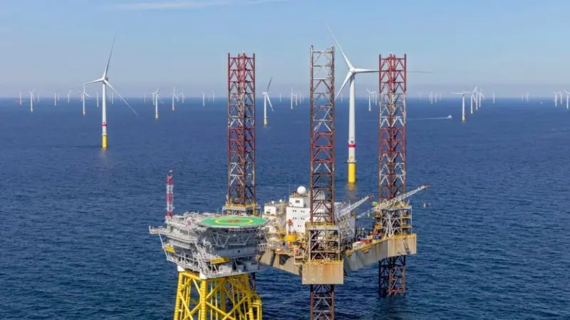 Attollo’s jackup accommodation unit at Borkum Riffgrund 2