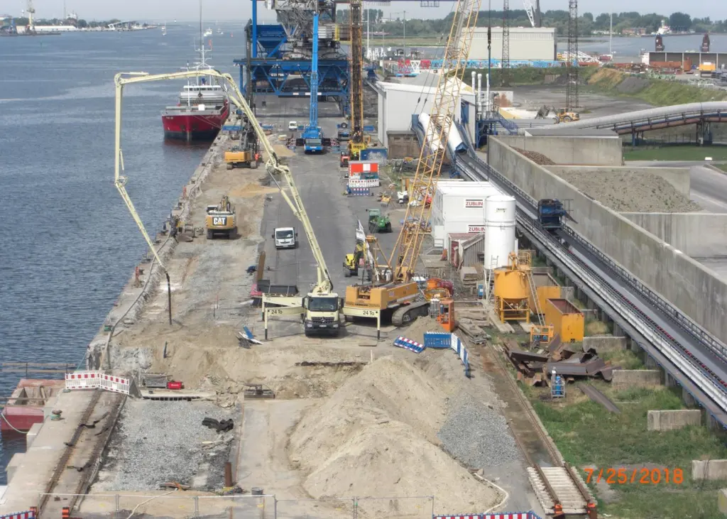 Berth 23: just part of a wider building programme in Rostock Port.