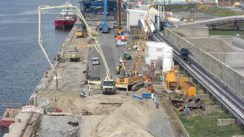 Berth 23: just part of a wider building programme in Rostock Port.