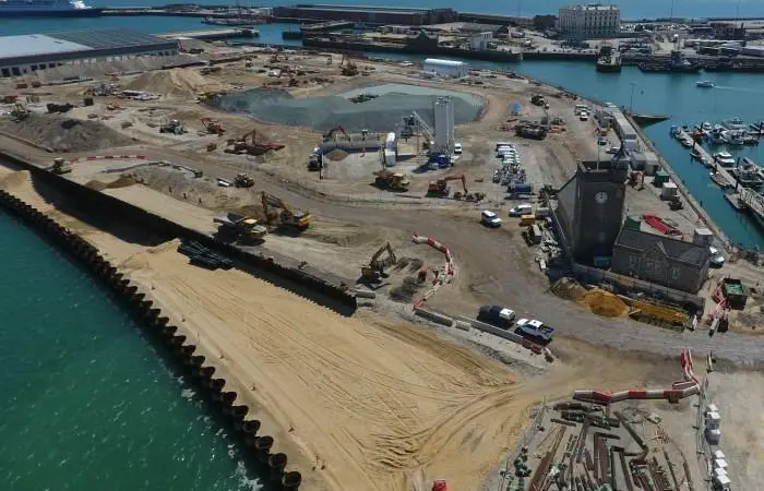 The DWDR development has just reached a key milestone of one million man-hours being reached Photo: Port of Dover