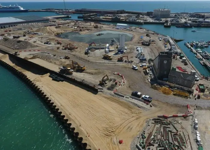 The DWDR development has just reached a key milestone of one million man-hours being reached Photo: Port of Dover