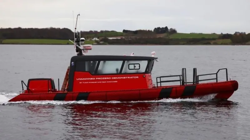 Sea Machines is managing a pilot programme with Tuco Marine to test autonomous technology aboard ProZero workboats Photo: Sea Machines