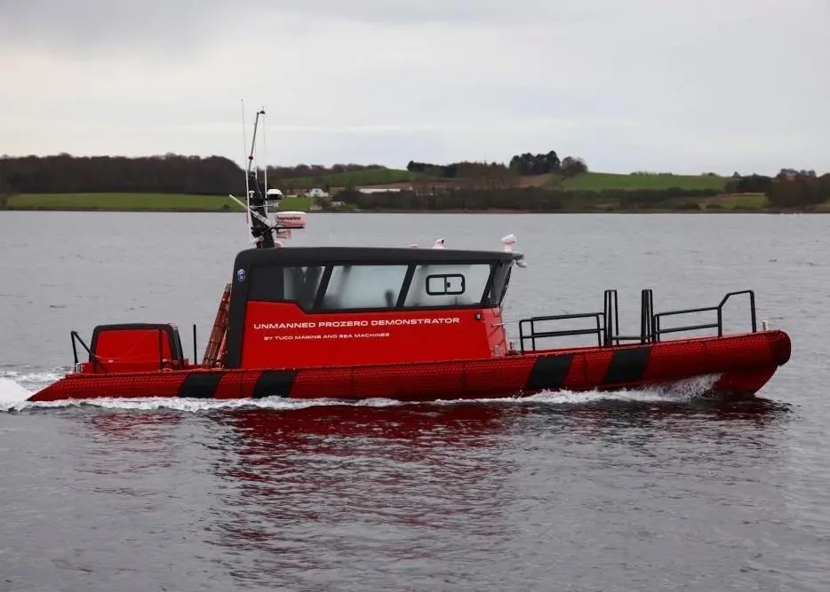 Sea Machines is managing a pilot programme with Tuco Marine to test autonomous technology aboard ProZero workboats Photo: Sea Machines