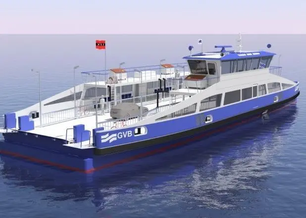C-Job delivered the concept design of a series of five sustainable car and passenger ferries to the City of Amsterdam Photo: C-Job