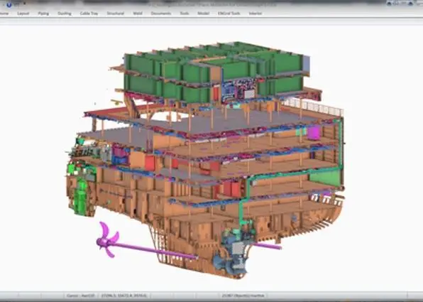 Meyer says that Cadmatic Outfitting Design and data management software is the best choice for its complex and extreme scale cruise ship projects Photo: Meyer