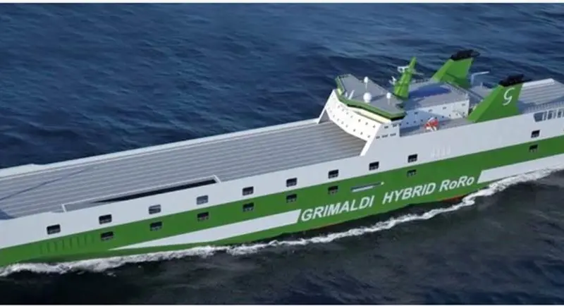 Kongsberg Maritime will deliver power and hybrid systems to nine Ro-Ro vessels ordered by Italy’s Grimaldi Group Photo: Knud E. Hansen