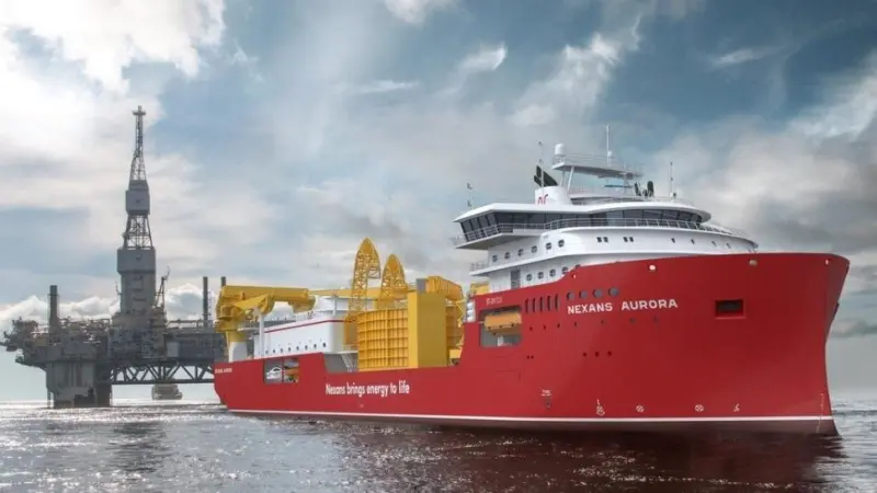 Ulstein Verft AS will build Nexans' new Cable Laying Vessel 'Aurora' (Image: Ulstein Verft AS)