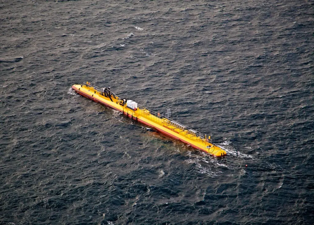 Floating tidal stream turbine