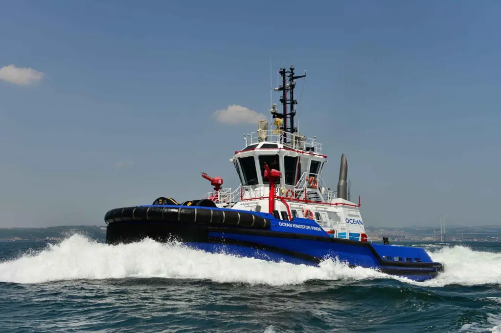 'Ocean Kingston Pride' another Bogacay class RAmparts tug from Sanmar (Sanmar)