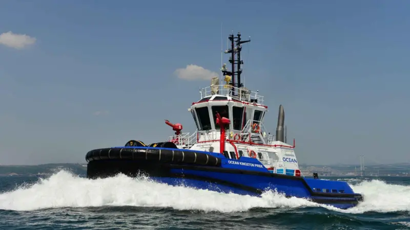 'Ocean Kingston Pride' another Bogacay class RAmparts tug from Sanmar (Sanmar)