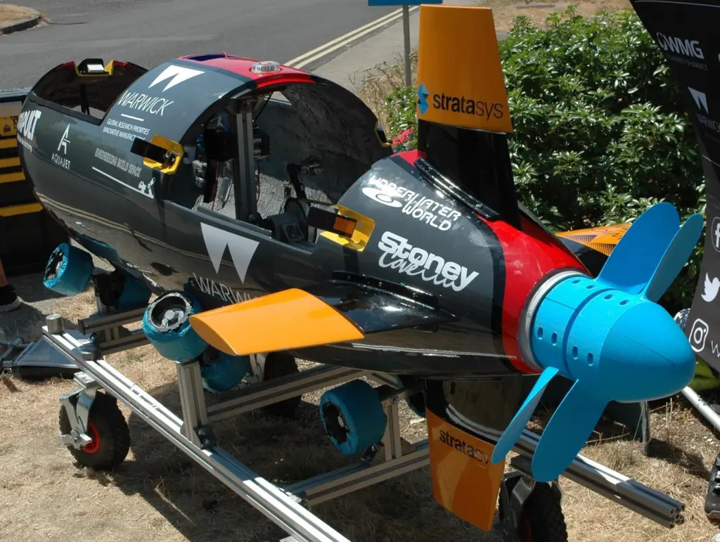 Warwick University's 'Godiva 4' human-powered submarine meant the team gained project management skills right down to financing. Photo G Tester