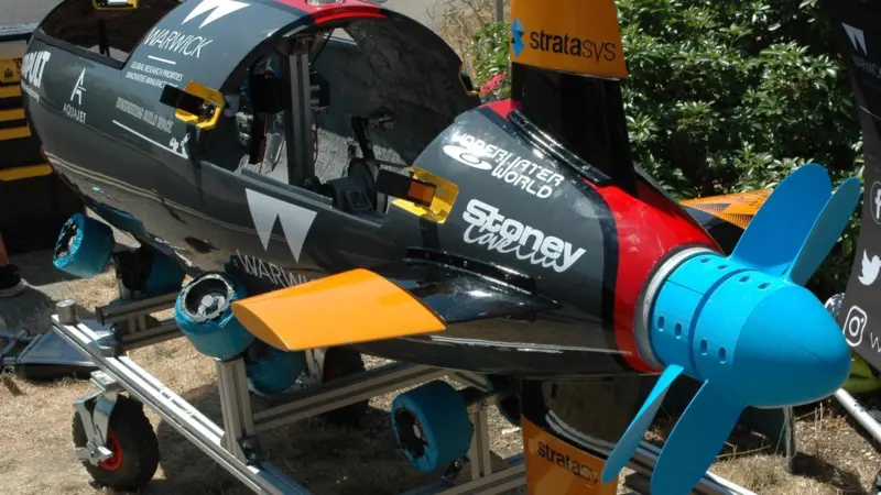 Warwick University's 'Godiva 4' human-powered submarine meant the team gained project management skills right down to financing. Photo G Tester