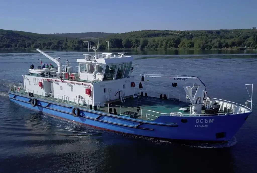 'Osam' will perform fairway designation work on the Danube