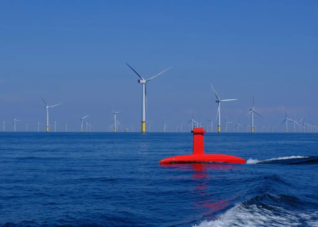 DriX is a new breed of AUSV that has the ability to accommodate a hydrographic and geophysical survey Photo: Bibby HydroMap