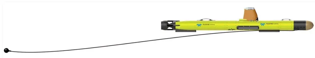 Gavia AUV configured with Sonar Training Target module installed