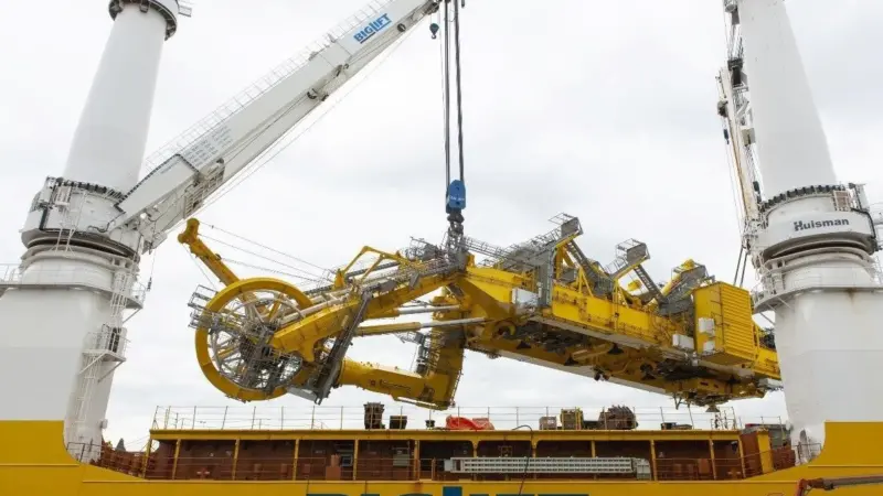 BigLift 'Happy Star' at Huisman Service & Assembly location in Schiedam