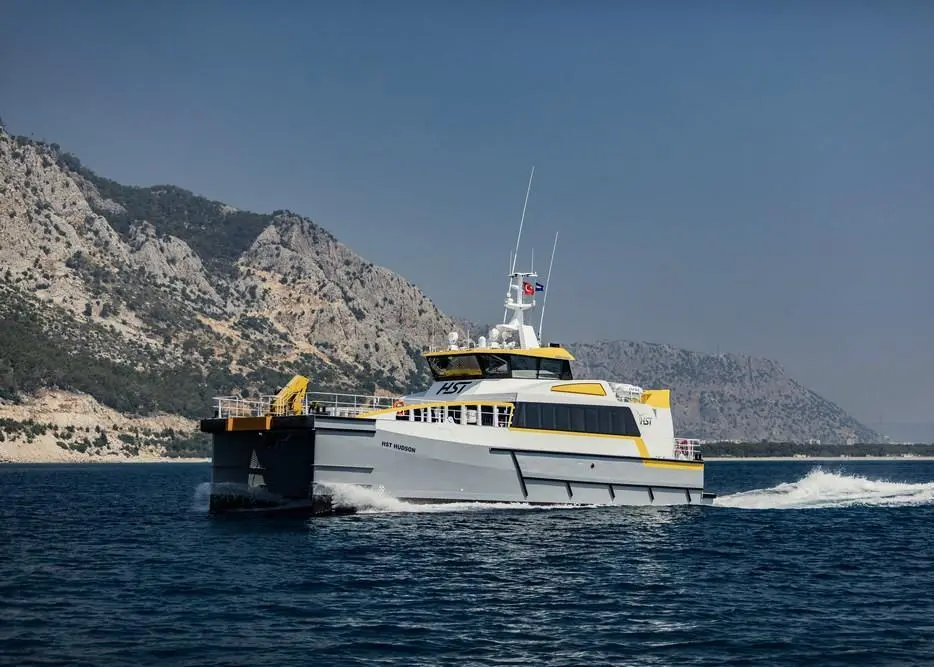 The first FCS 2710 'HST Hudson' was handed over to HST back in July, during Seawork International Photo: Damen