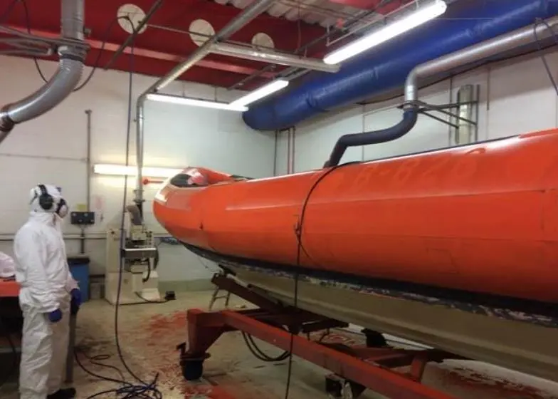 'Atlantic 85' with side fendering removed (Photo: RNLI)