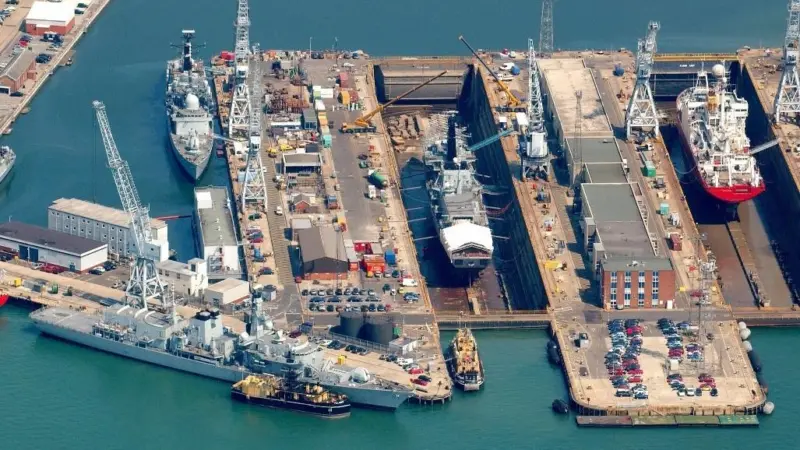 Portsmouth Harbour will get a state-of-the-art shore-to-ship power solution