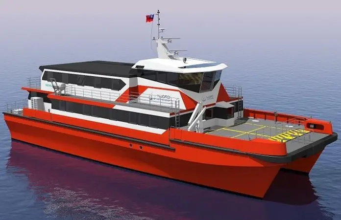 The vessel is capable of staying offshore for at least seven days
