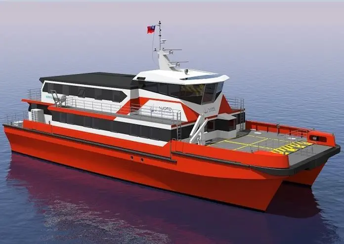 The vessel is capable of staying offshore for at least seven days