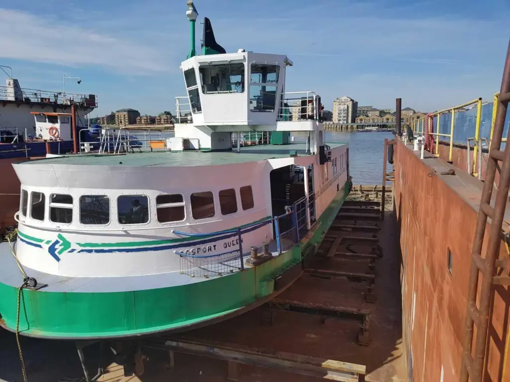 The former ferry 'Gosport Queen' used to run passengers the short distance between Portsmouth and Gosport Photo: London Party Boats