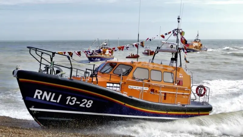 Waterjets allow the Shannon to operate in shallow waters and be intentionally beached
