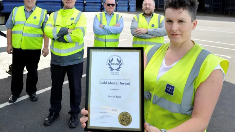 The Port of Tyne is the only British port to achieve five consecutive Gold Awards in a row for its health and safety practices Photo: Port of Tyne