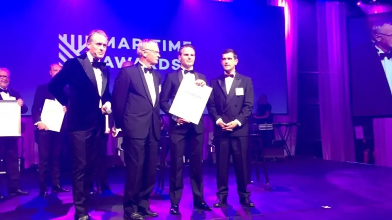 KNVTS Ship of the Year award ceremony
