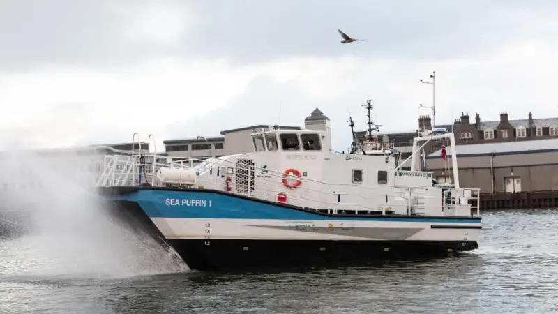 Air cushion access vessel demonstration