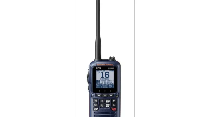 the HX890E is fully buoyant and can be submerged safely for up to 1.5m for 30 minutes