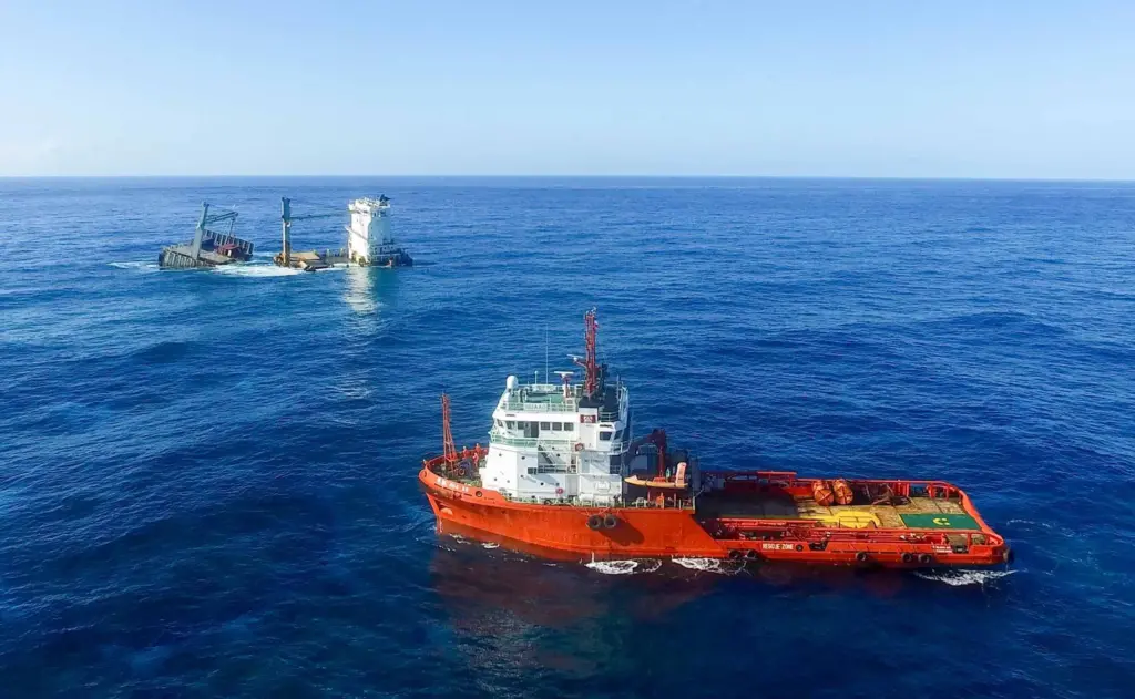 The 'Kea Trader' casualty typifies the essential need for an efficient global salvage industry (Lomar Shipping)