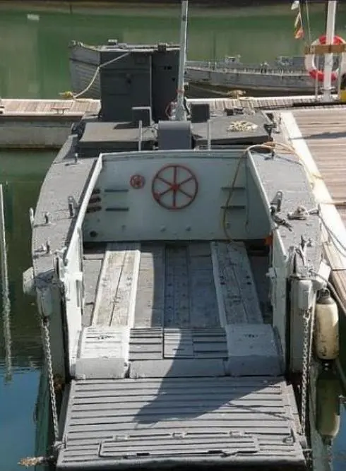 The vessel is currently at the Royal Navy's Historic Dockyard in Portsmouth