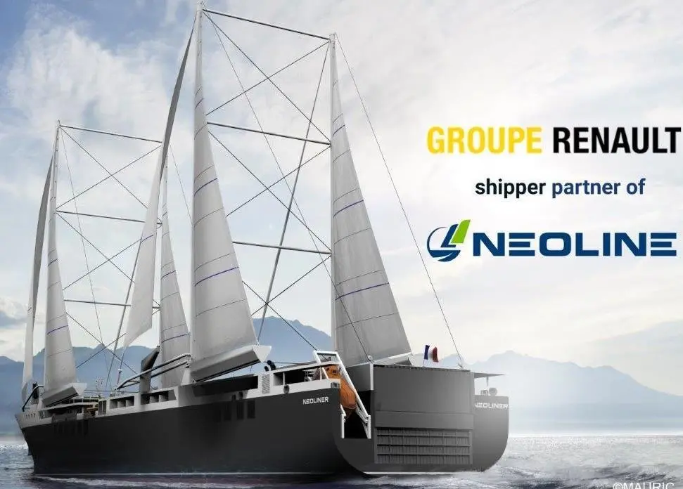 The Neoline concept for Renault is primary wind propulsion not just wind assist