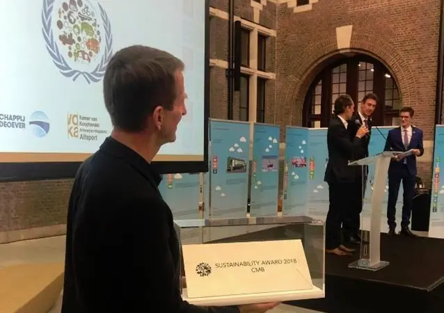 CMB has won the award with its Hydroville shuttle, the first passenger vessel to be powered by hydrogen