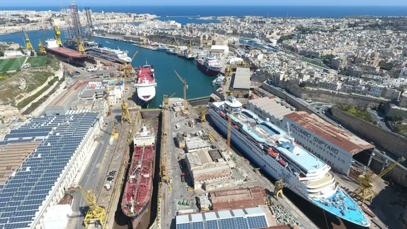 SKF is providing technology services to the Palumbo Shipyard Photo: SKF