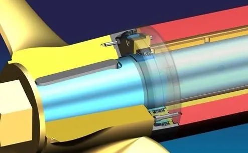 With Kooiman's seal the shaft need never come into contact with seawater