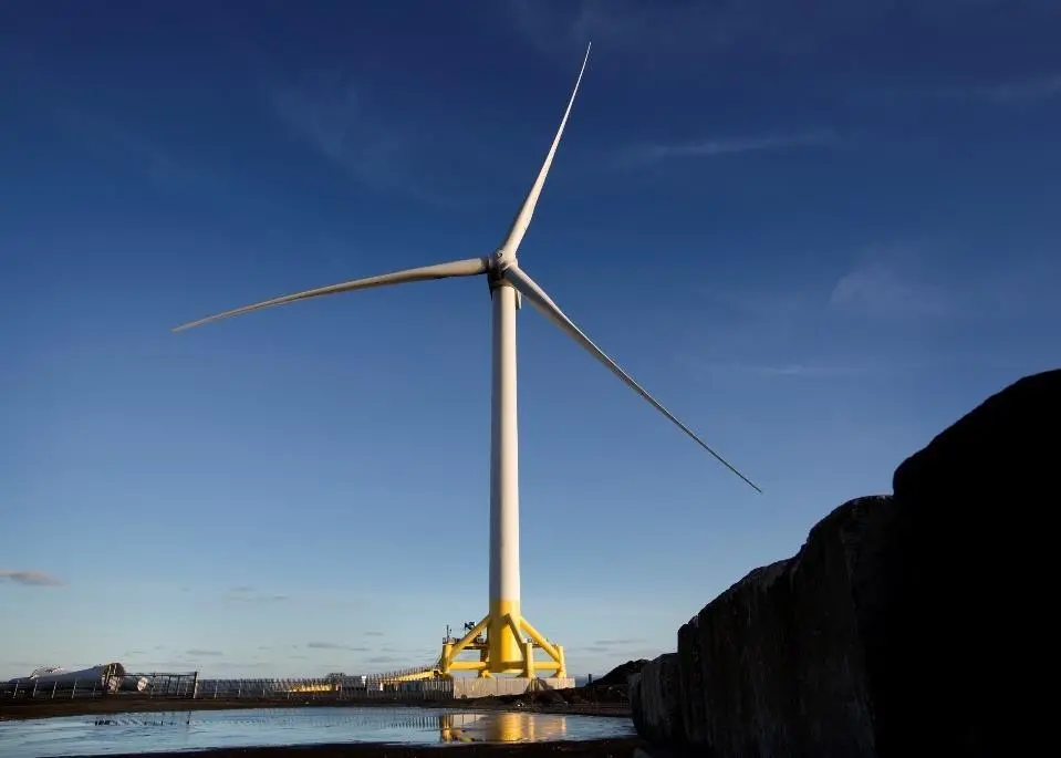 ORE Catapult's demonstration turbine in Levenmouth, Blyth