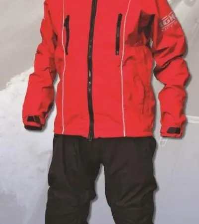 The suit features standby and full drysuit modes