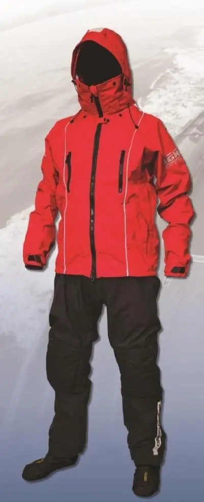 The suit features standby and full drysuit modes