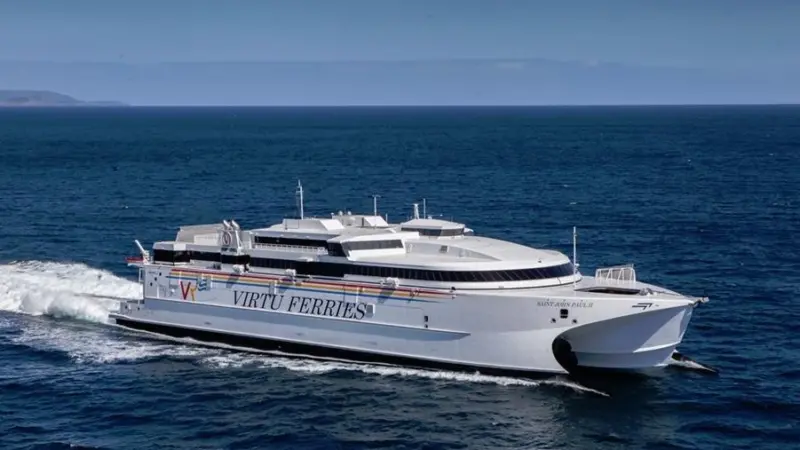 'Saint John Paul II' achieved speeds in excess of 38 knots running at 85 percent power