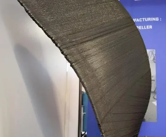 Centrale Nantes and Naval Group are now using additive manufacturing to design large parts such as this propeller blade